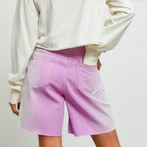 BDG pink Ombré Carpenter Longline Shorts